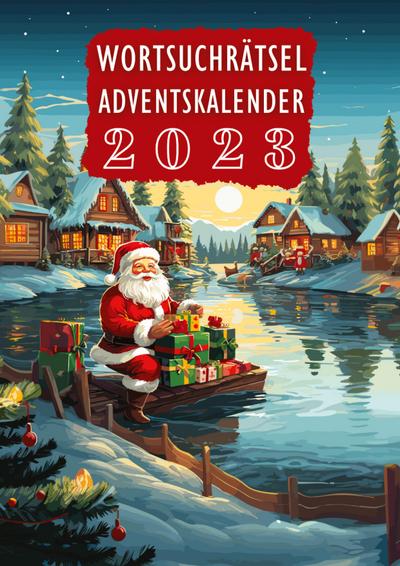Wortsuchrätsel Adventskalender 2023 | Weihnachtsgeschenk | Weihnachtskalender
