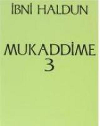 Mukaddime Cilt 3