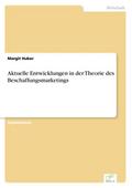 Aktuelle Entwicklungen in der Theorie des Beschaff