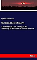 Christian science history:
