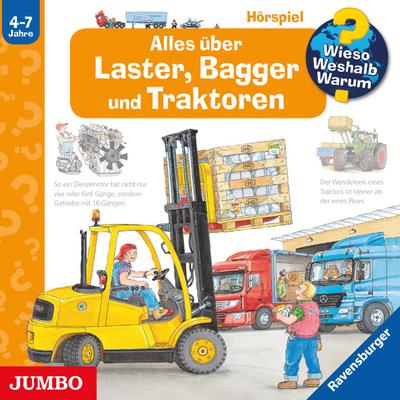 Alles über Laster, Bagger und Traktoren, Audio-CD