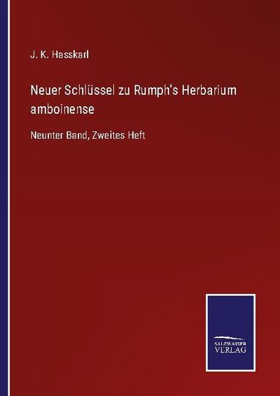 Neuer Schlüssel zu Rumph’s Herbarium amboinense