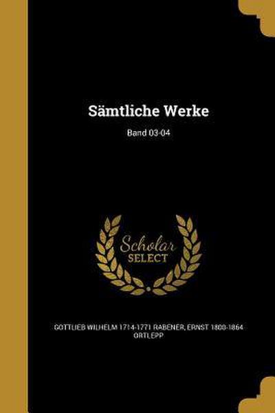 GER-SAMTLICHE WERKE BAND 03-04