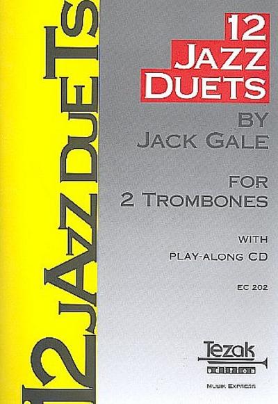 12 Jazz Duets (+CD)for 2 trombones