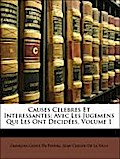 Causes Celebres Et Interessantes