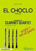 Clarinet Quartet score of "El Choclo"