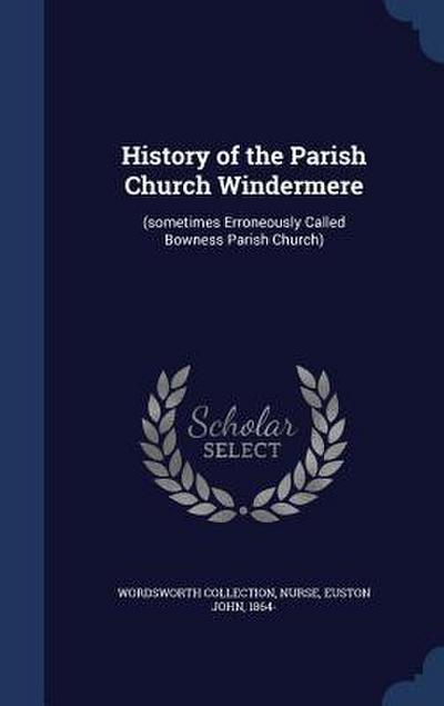History of the Parish Church Windermere