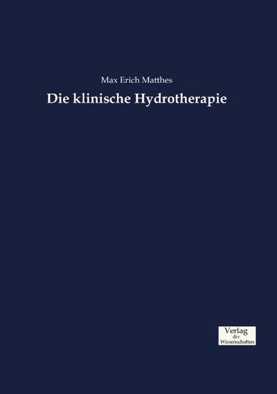 Die klinische Hydrotherapie