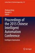 Proceedings of the 2015 Chinese Intelligent Automa