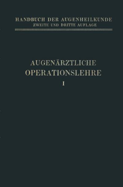 Augenärztliche Operationslehre
