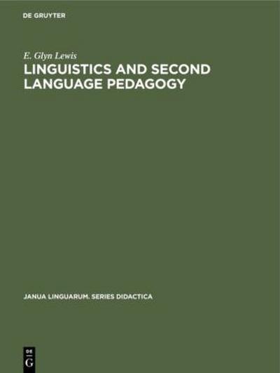 Linguistics and Second Language Pedagogy