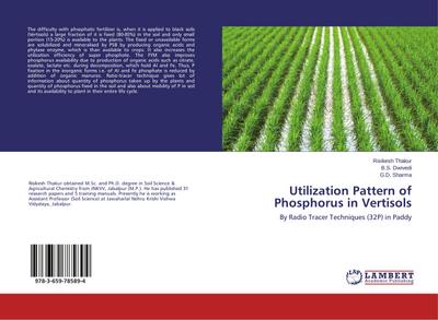 Utilization Pattern of Phosphorus in Vertisols