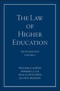 The Law of Higher Education, Volume 1, A Comprehensive Guide to Legal Implications of Administrative Decision Making