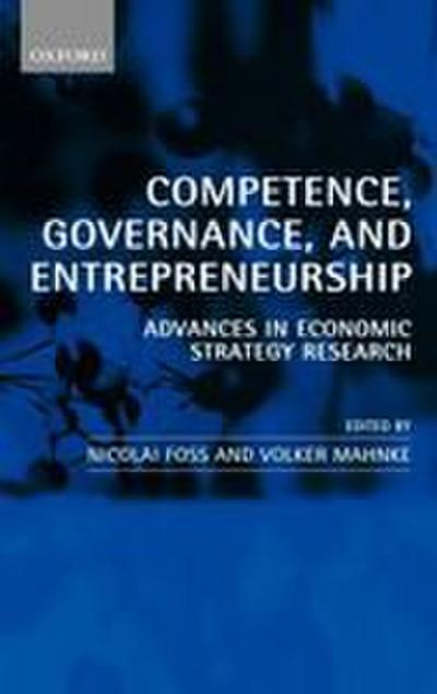 Competence, Governance, and Entrepreneurship