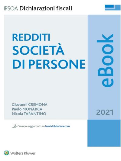 Redditi società di persone 2021
