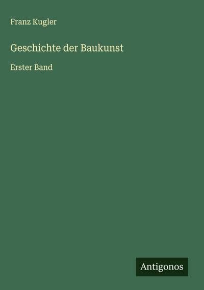Geschichte der Baukunst
