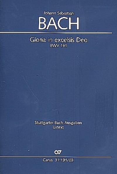 Gloria in excelsis Deo (Klavierauszug)