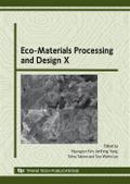 Eco-Materials Processing and Design X