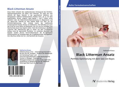 Black Litterman Ansatz - Katharina Knaus