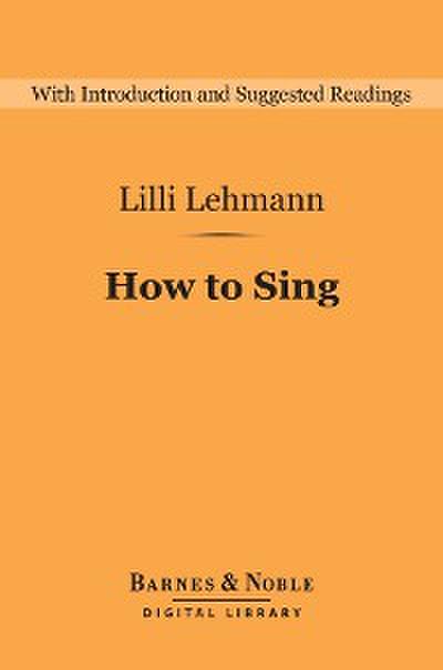 How to Sing (Barnes & Noble Digital Library)