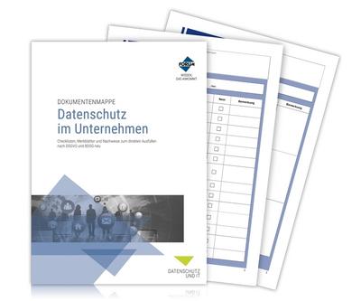 Dokumentenmappe: Datenschutz im Unternehmen: Checklisten, Merkblätter und Nachweise zum direkten Ausfüllen nach DSGVO und BDSG-neu