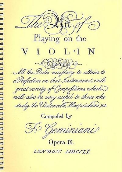 The Art of Playing the Violin