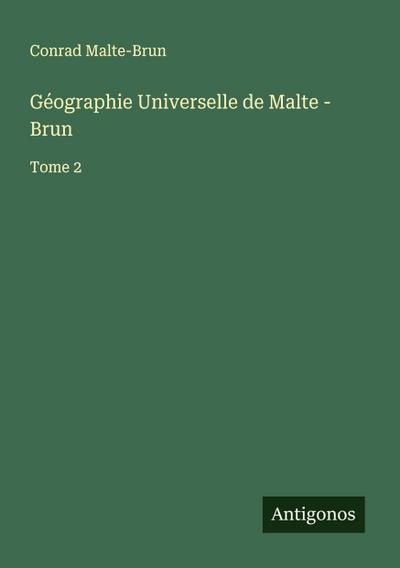Géographie Universelle de Malte - Brun