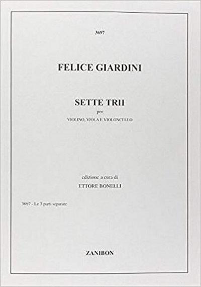 7 Trii per violino,viola e violoncello