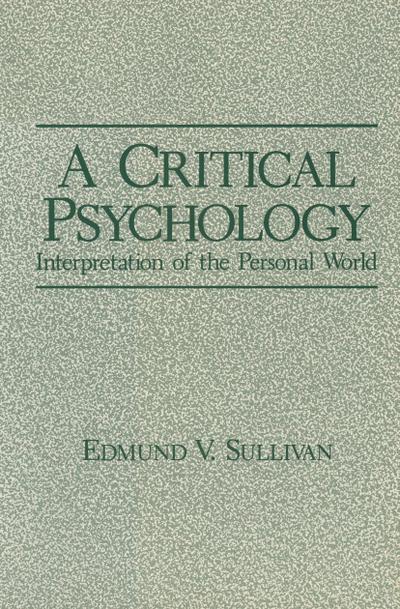 A Critical Psychology