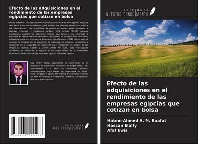 Efecto de las adquisiciones en el rendimiento de las empresas egipcias que cotizan en bolsa
