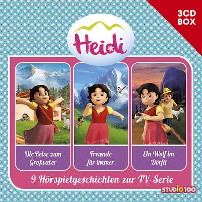 Heidi - 3-CD Hörspielbox (CGI). Vol.1, 3 Audio-CDs