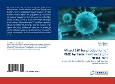 Mixed SSF for production of PME by Penicillium notatum NCIM. 923