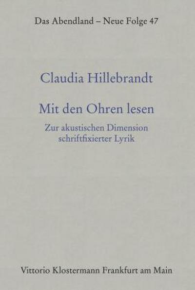 Mit den Ohren lesen