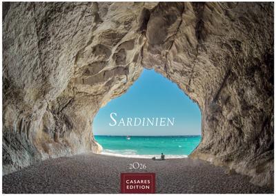 Sardinien Kalender 2026 35x50cm - Fotokalender mit 12 traumhaften Fotos von Stränden , Buchten & Natur der Mittelmeerinsel.