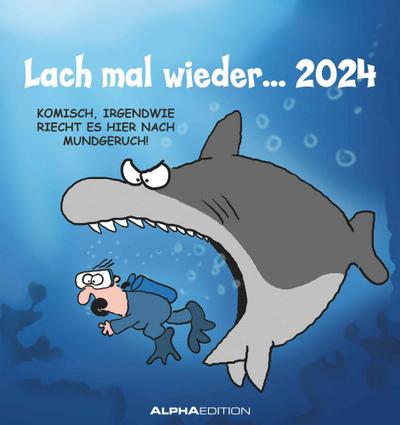 Lach mal wieder... 2024 - Postkarten-Kalender - Kalender-mit-Postkarten - zum-raustrennen - 16x17