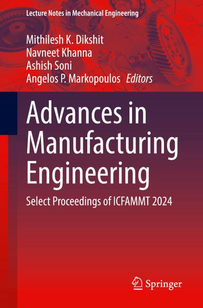 Advances in Manufacturing Engineering