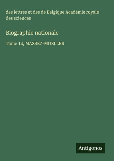 Biographie nationale