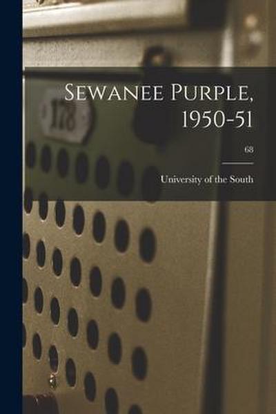 Sewanee Purple, 1950-51; 68