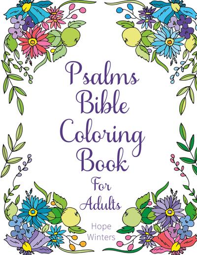 Psalms Bible Coloring Book For Adults
