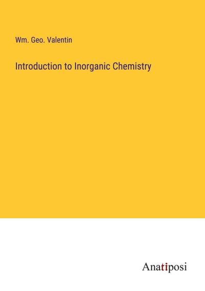Introduction to Inorganic Chemistry