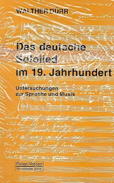 Das deutsche Sololied im 19. Jahrhundert
