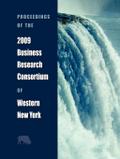 Proceedings of the 2009 Business Research Consortium of Western New York