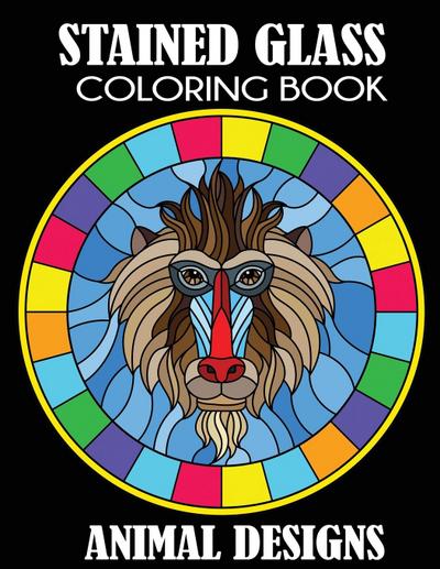 Stained Glass Coloring Book