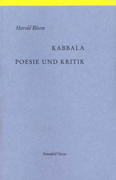 Kabbala - Poesie und Kririk