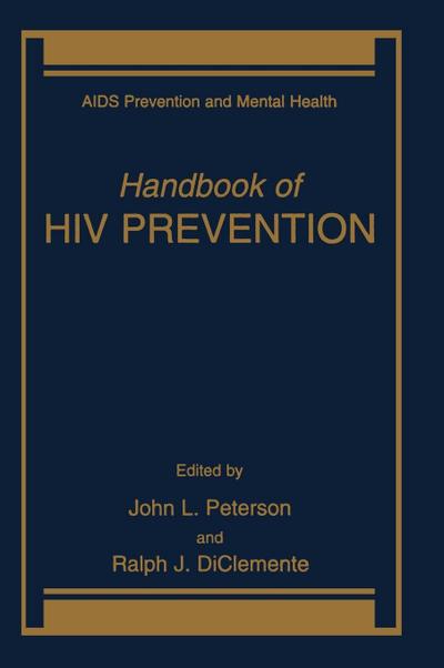 Handbook of HIV Prevention