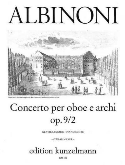 Concerto d-Moll op.9,2 für Oboe und Streichorchesterfür Oboe und Klavier