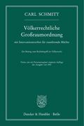 Völkerrechtliche Großraumordnung