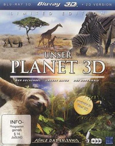 Unser Planet 3D, 3 Blu-rays