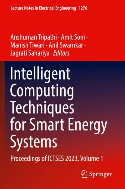 Intelligent Computing Techniques for Smart Energy Systems