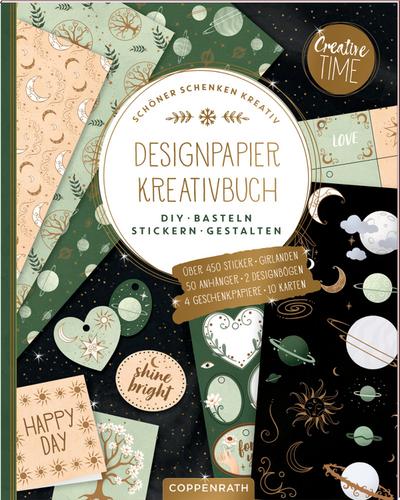 Designpapier-Kreativbuch Sparkle & Stars